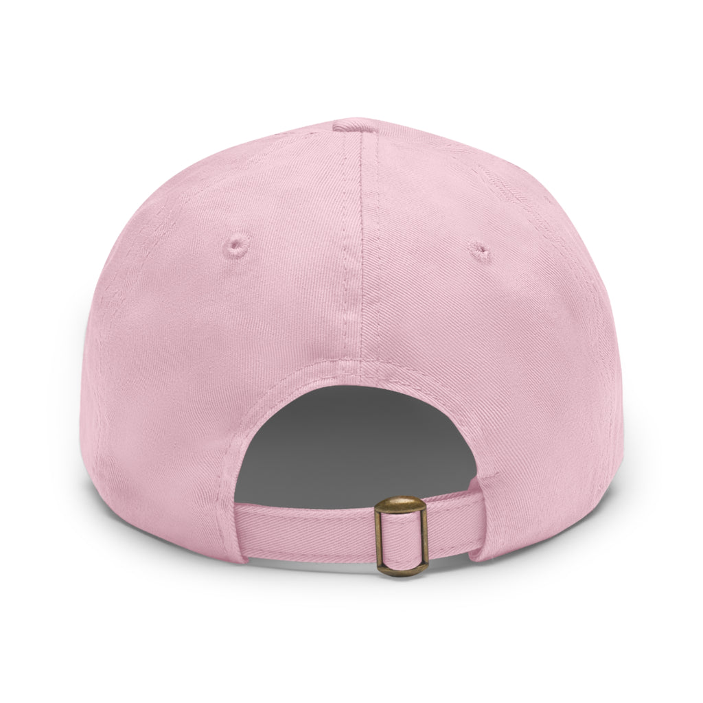 SK805 Dad Hat with Leather Patch