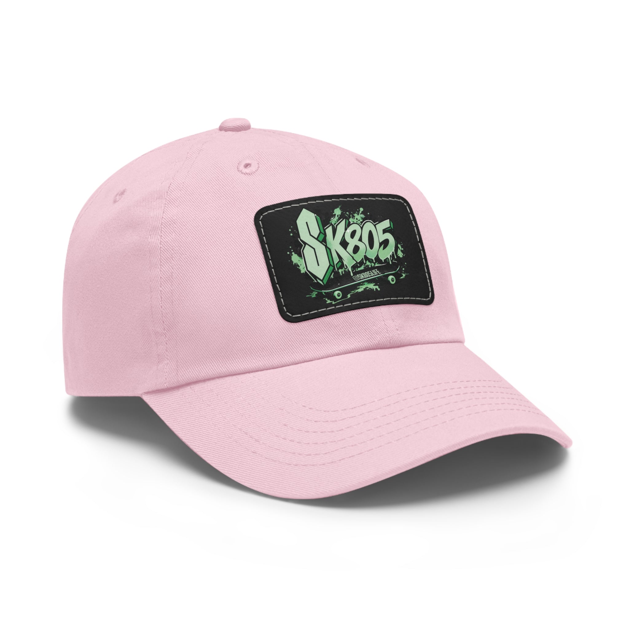 SK805 Dad Hat with Leather Patch